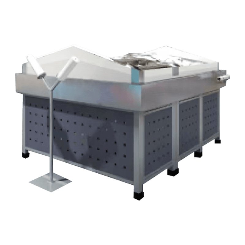 Expositor fresco durável e resistente à corrosão